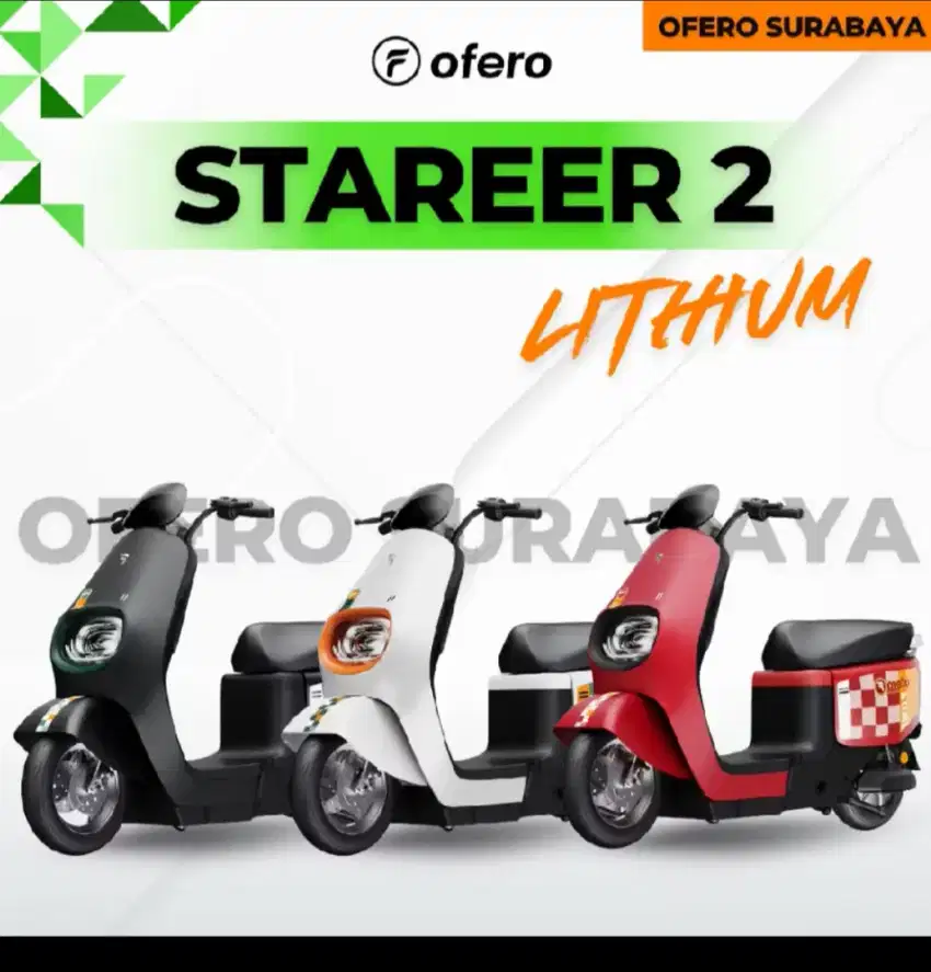 E-BIKE SEPEDA LISTRIK OFERO STAREER 2 LITH ll POWER 500 W SPEED 55 KM