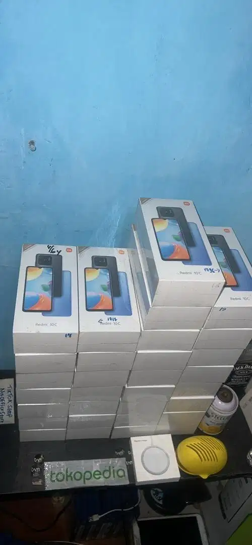 Xiaomi Redmi 10C 4/64  NEW SEGEL WARNA RANDOM SNAPDRAGON