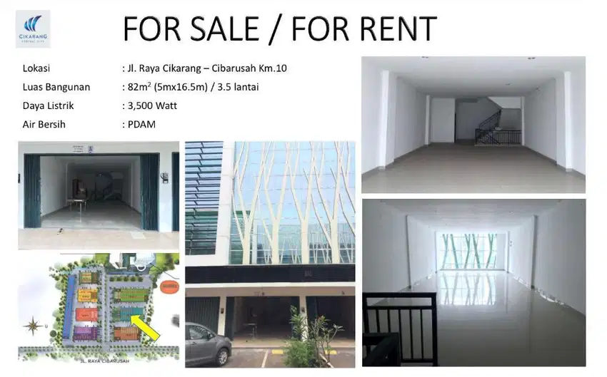DIJUAL RUKO DIKAWASAN RAMAI COCOK UNTUK SEGALA JENIS USAHA