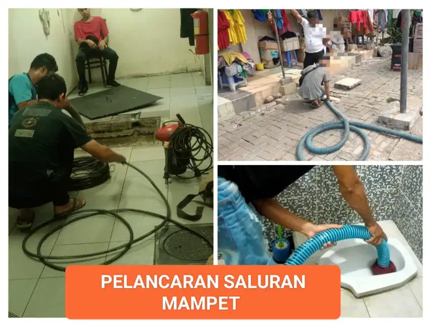 JASA SEDOT WC PENUH TEMBAK SALURAN MAMPET TANPA BONGKAR