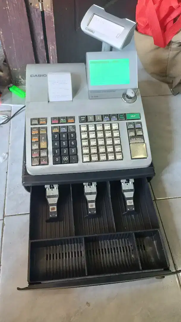 Mesin kasir casio s400 mulus