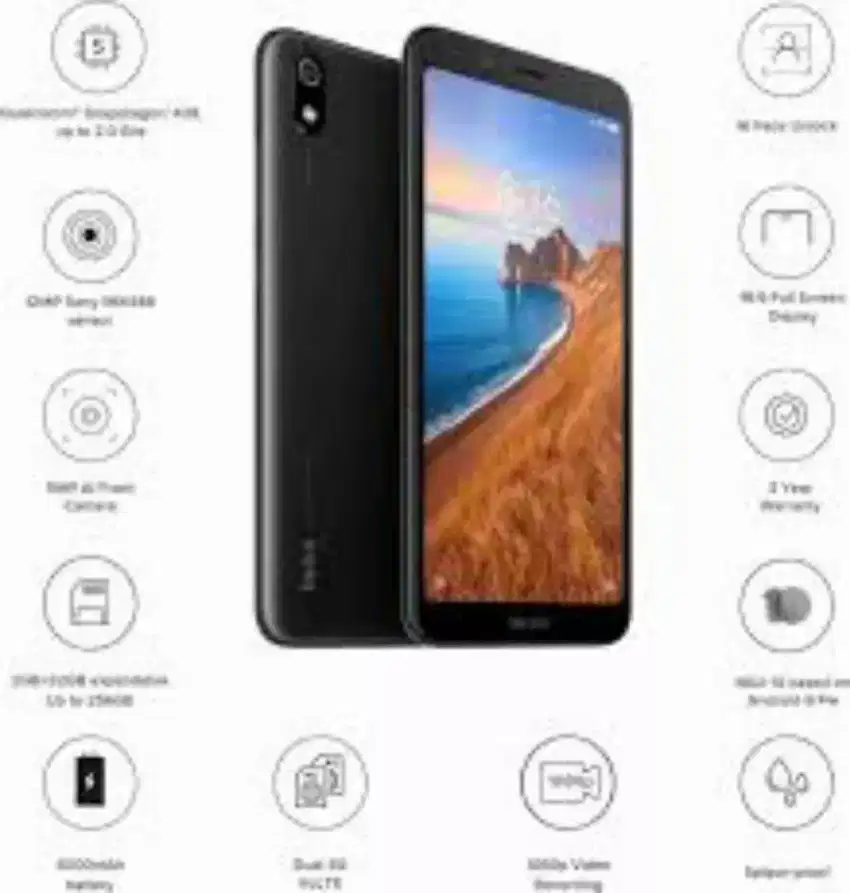 HP 4G murah Xiaomi redmi 7a ram 3gb/32gb Mulu likenew