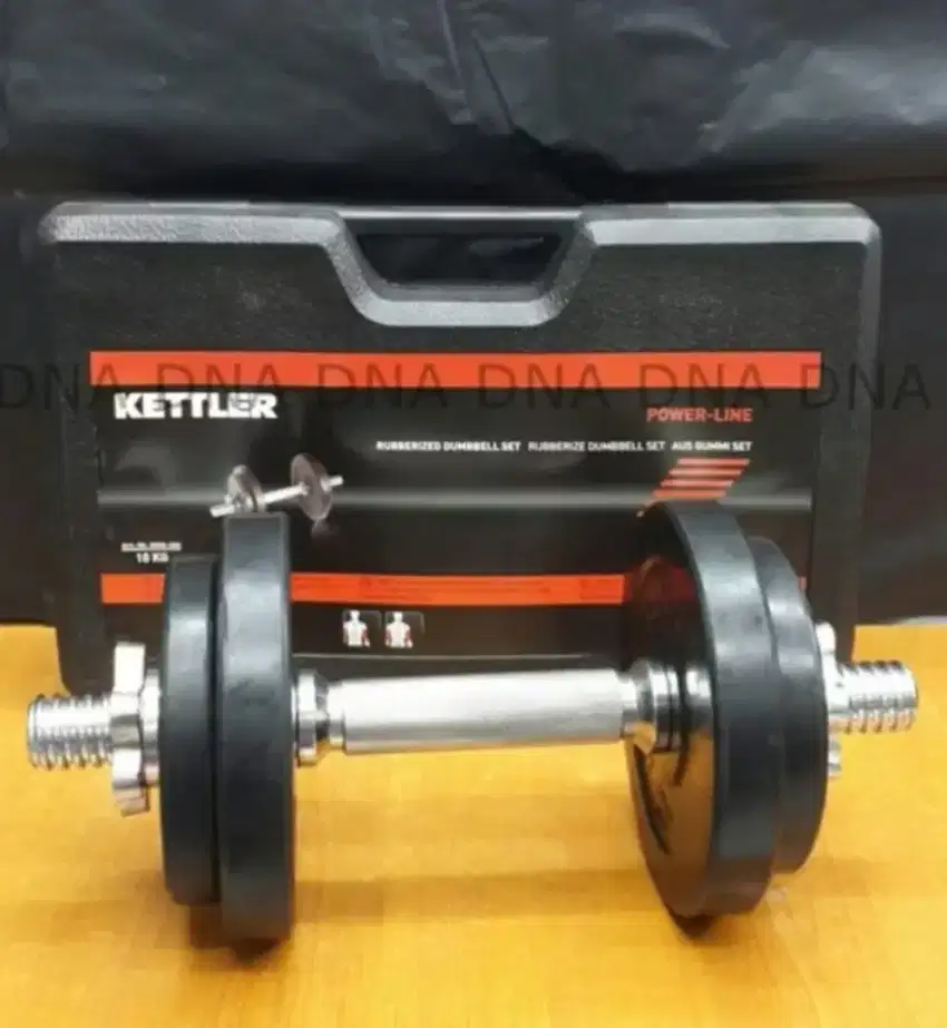 Barbell karet kettler/rubberplatte import made berkwalitas beban 7,5kg