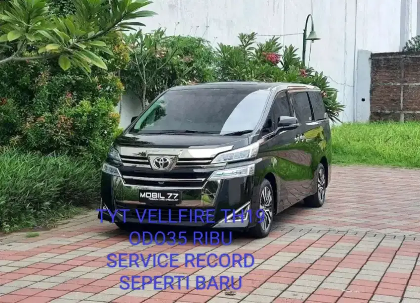 Toyota Vellfire G ATPM  th19 odo 40 ribuan..barang.terawat