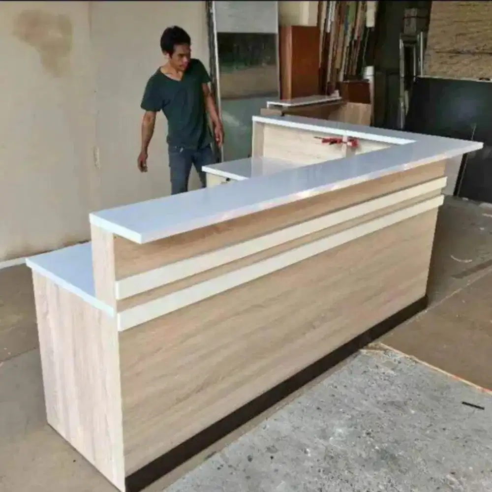 meja bar meja resepsionis meja custom