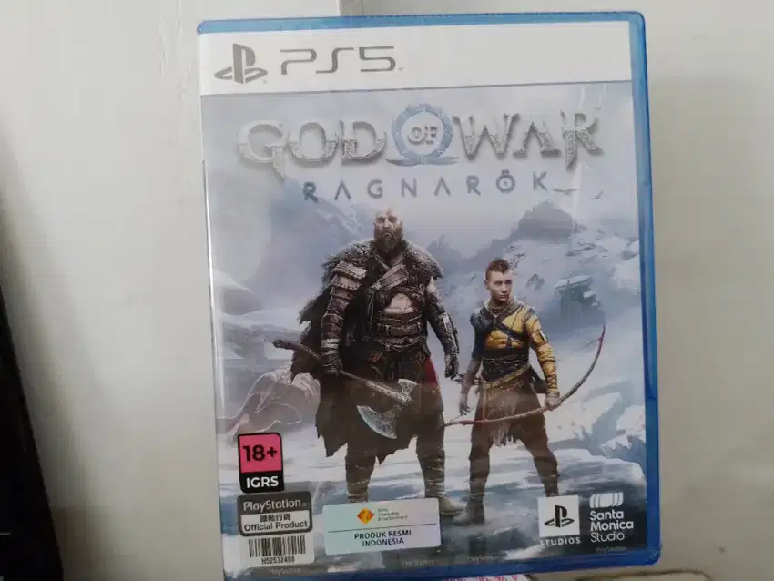 Kaset Ps5 God Of War Ragnarok  masih segel.