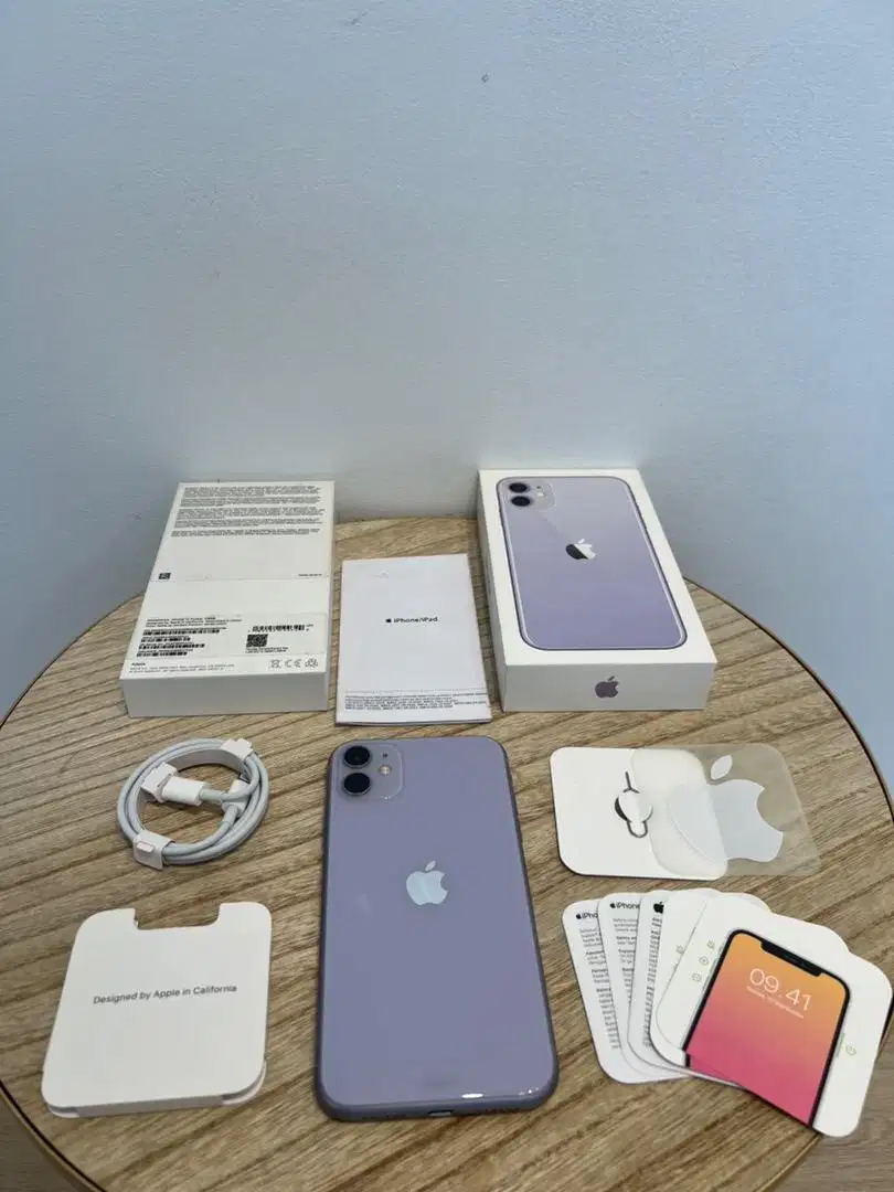 Second iBox iPhone 11 128GB Purple Fullset Original