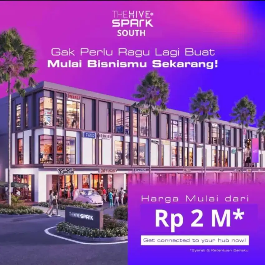 DI JUAL RUKO SPARK SOUTH @CENDANA SPARK LIPPO CIKARANG !!