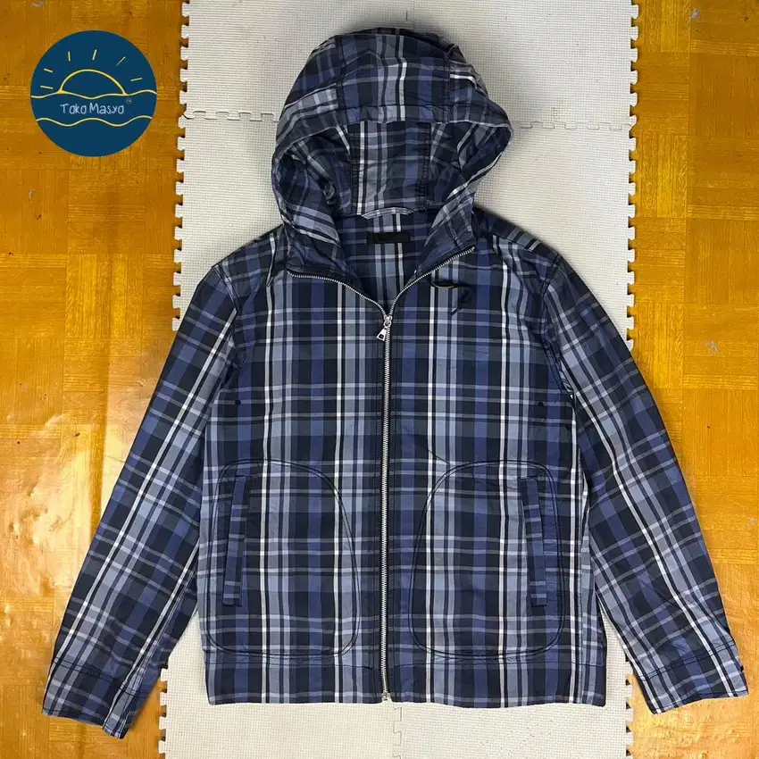 Marine Parka Jacket Pattern Tartan Original Uniqlo