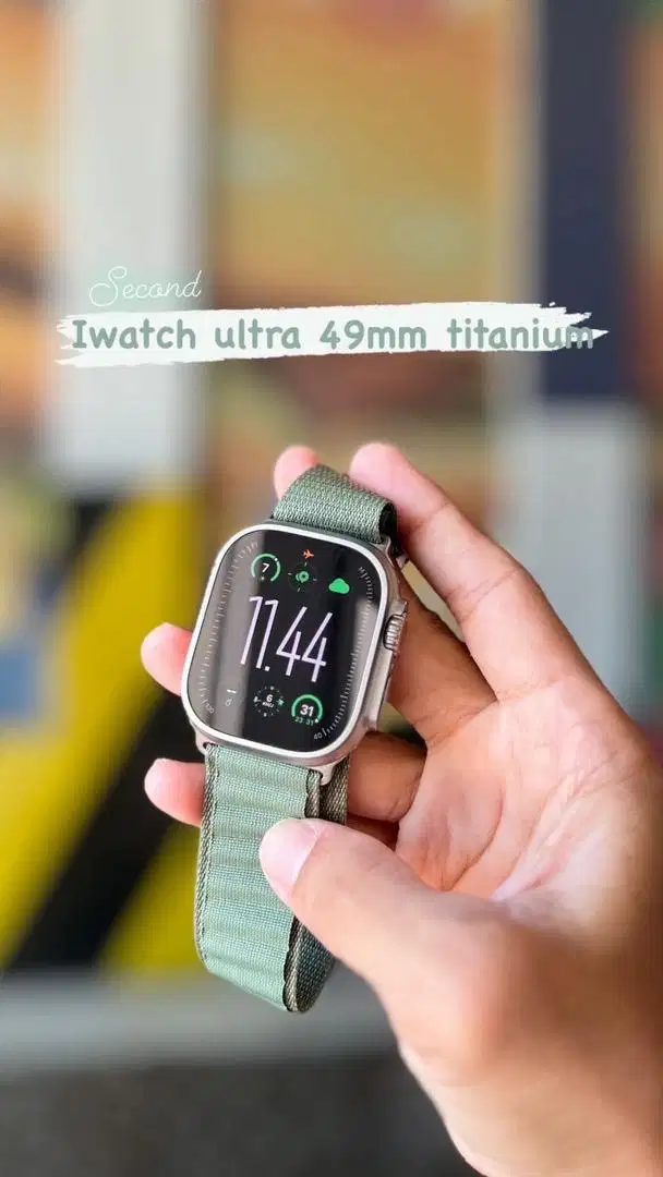 Iwatch ultra 1 49mm ibox lengkap mulus