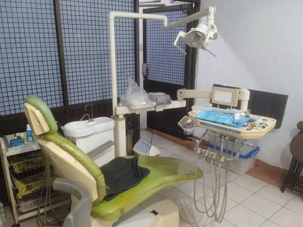 KURSI GIGI FULL SET (DENTAL CHAIR) + ALAT RONTSEN, KOMPRESOR TANG