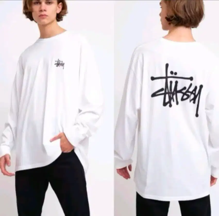 Kaos Lengan Panjang Stussy Long sleeve BNWT Premium