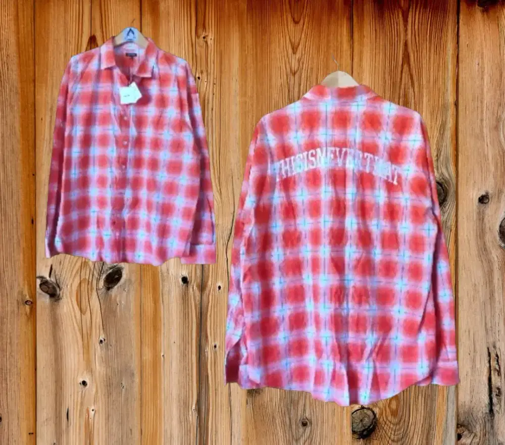 Thisisneverthat kemeja flanel