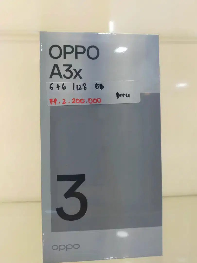 Banting harga OPPO A3X 6+6/128 ,TAHAN BANTING N AIR