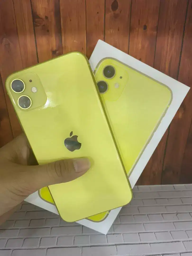 HP IPHONE 11 INTER 64GB SECOND MURAH TERDEKAT BEKAS MULUS WARNA YELLOW