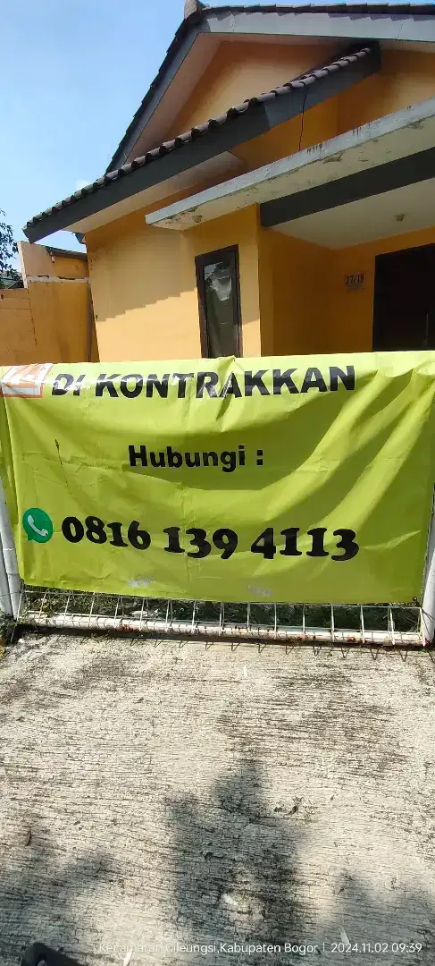 Di kontrak / sewa kan Rumah di Limus Pratama Regency