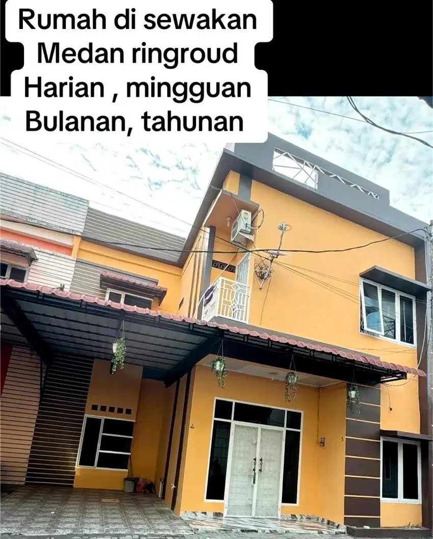 Rumah di sewa kan 1 unit rmh per hari/ bulan / tahun