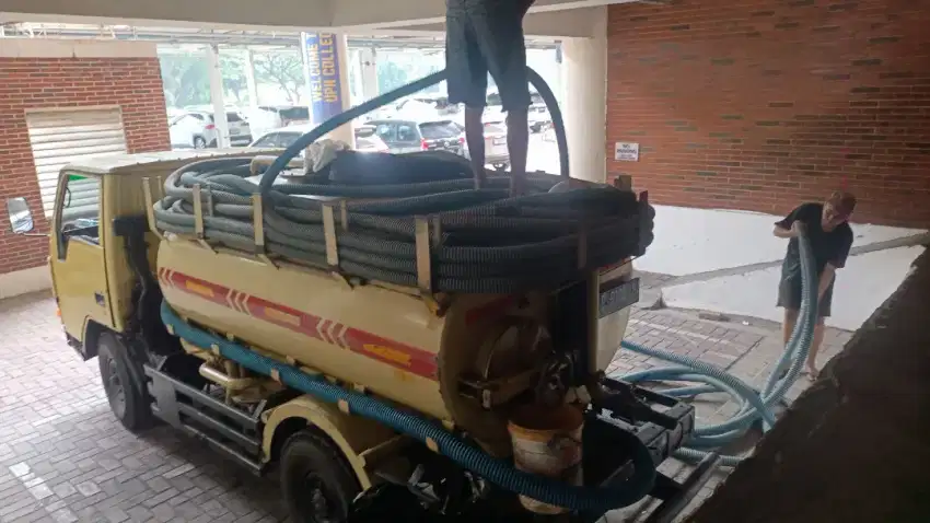 SEDOT WC PENUH TEMBAK SALURAN MAMPET KALISARI JAKTIM