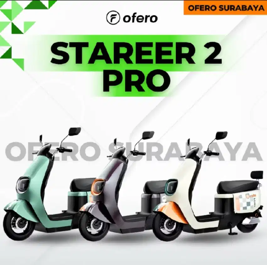 E-BIKE SEPEDA LISTRIK OFERO ll STAREER 2 PRO POWER 1200 W SPEED 55 Km