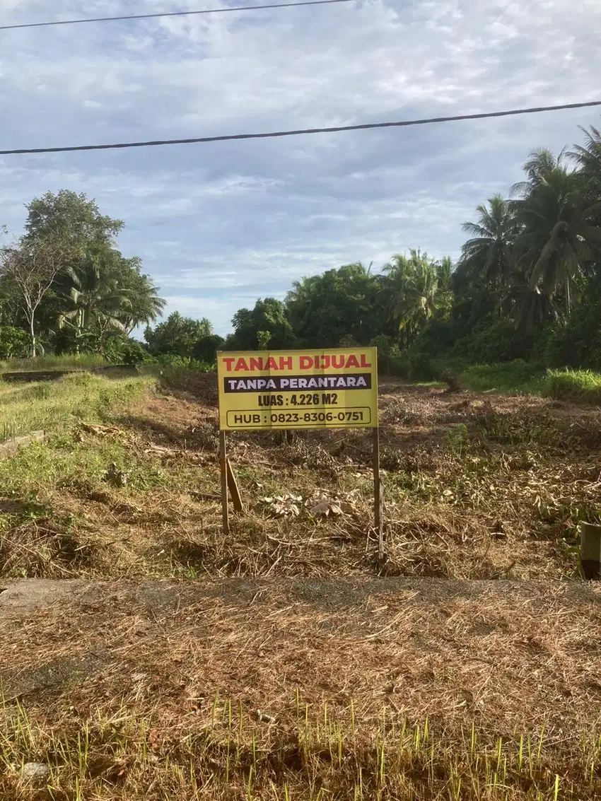 DIJUAL SEBIDANG TANAH TANPA PERANTARA