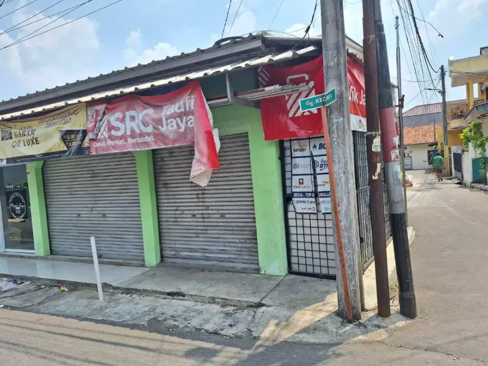 Disewakan toko pinggir jalan