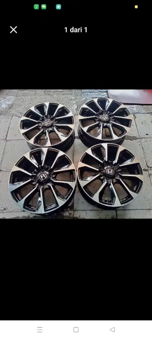 VELG ORIGINAL HONDA JAZZ RS R16 BISA UNTUK MOBILIO