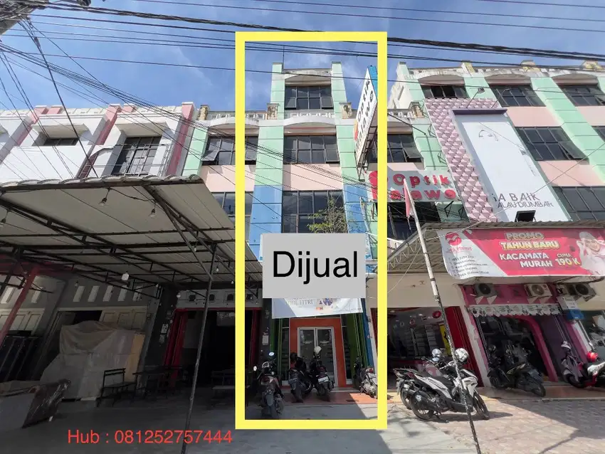 DIJUAL RUKO 4 LANTAI + SARANG WALET DI PUSAT KOTA BIREUEN