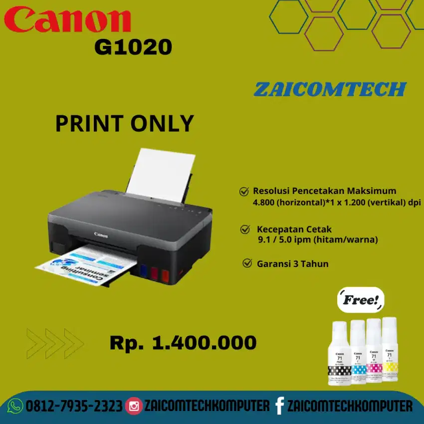 PRINTER CANON G1020