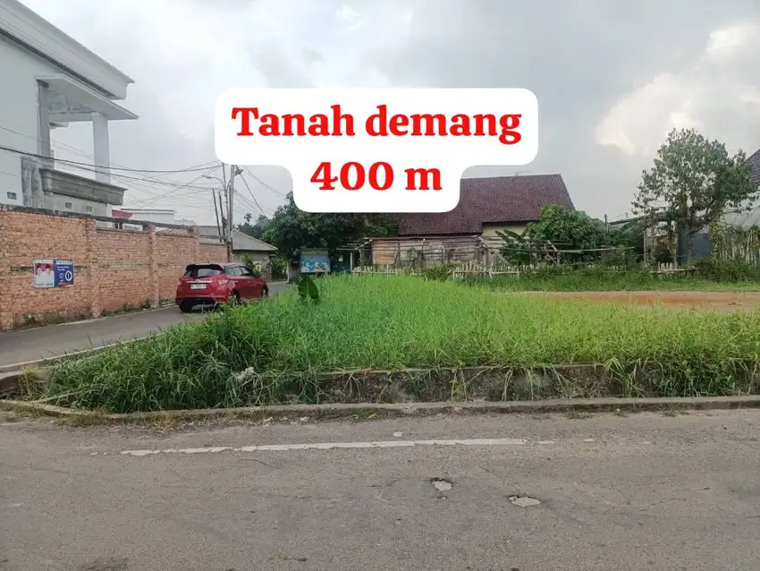 Tanah pinggir jalan Demang Lebar Daun kota Palembang