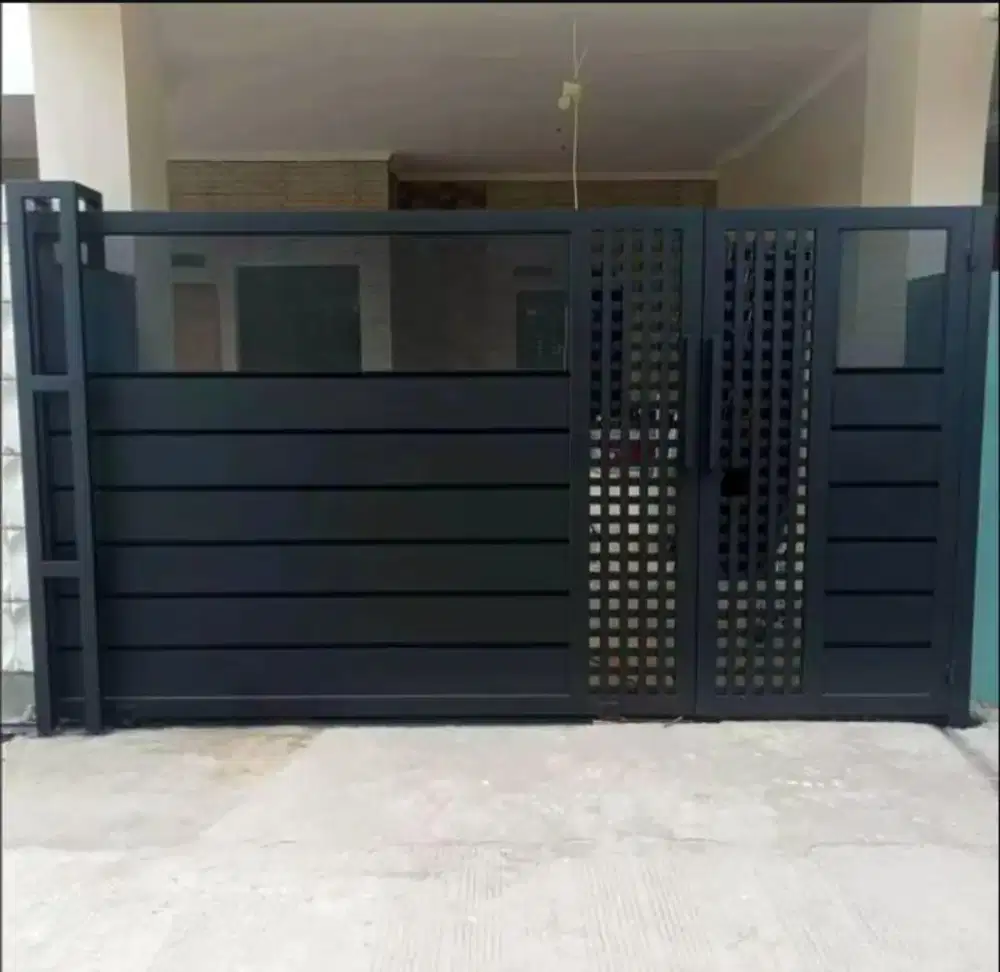 Pagar besi holo galvanis +plat