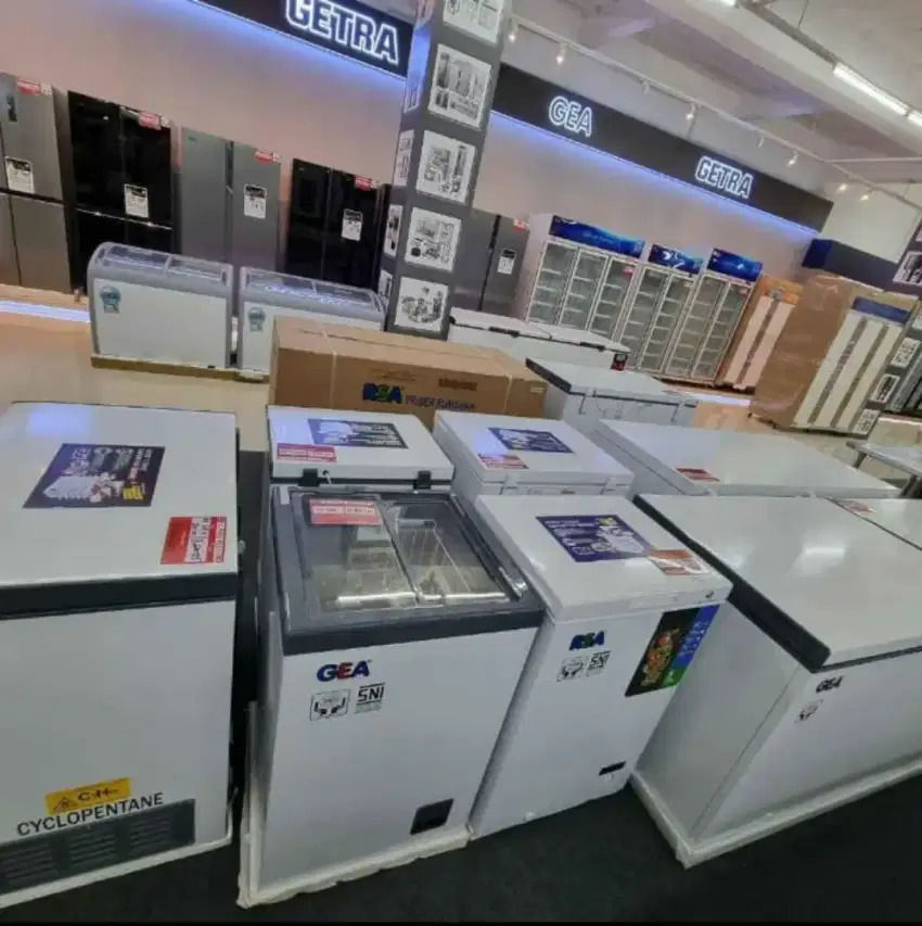 Kredit Freezer box berbagai ukuran stok terlengkap