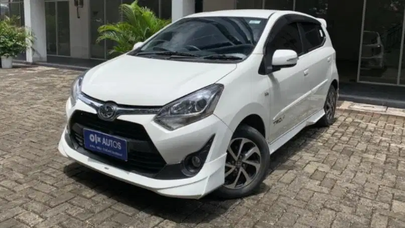 TDP 6,JT Toyota Agya 1.2 G TRD Sportivo Bensin-MT Putih 2018