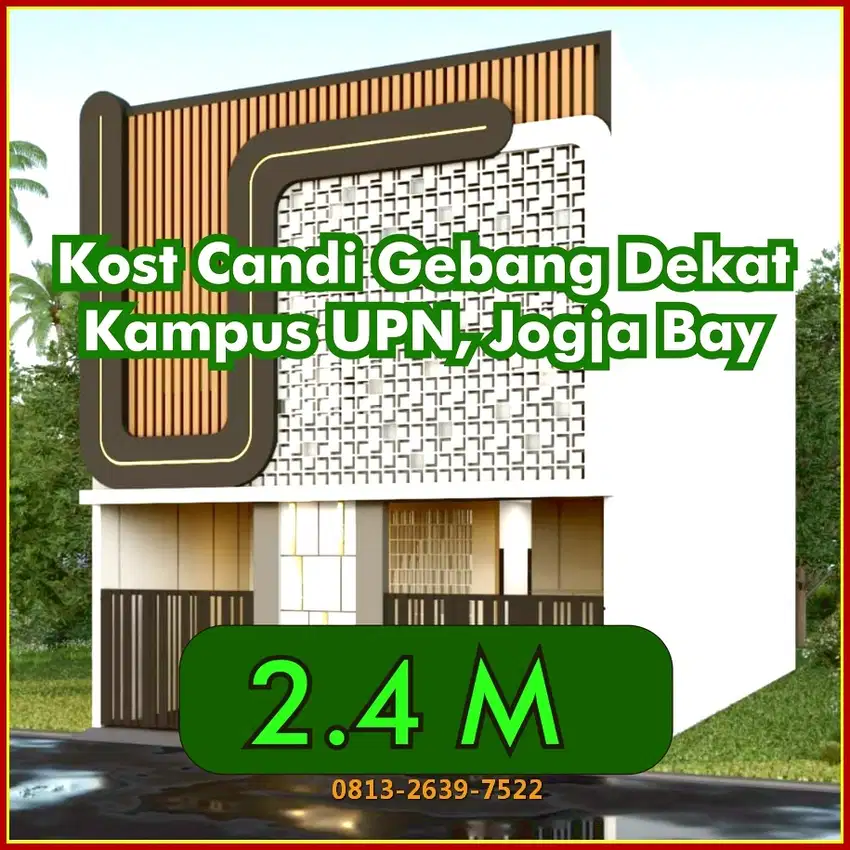 Jual Kos Furnish di Candi Gebang, 13 kamar Dekat UPN