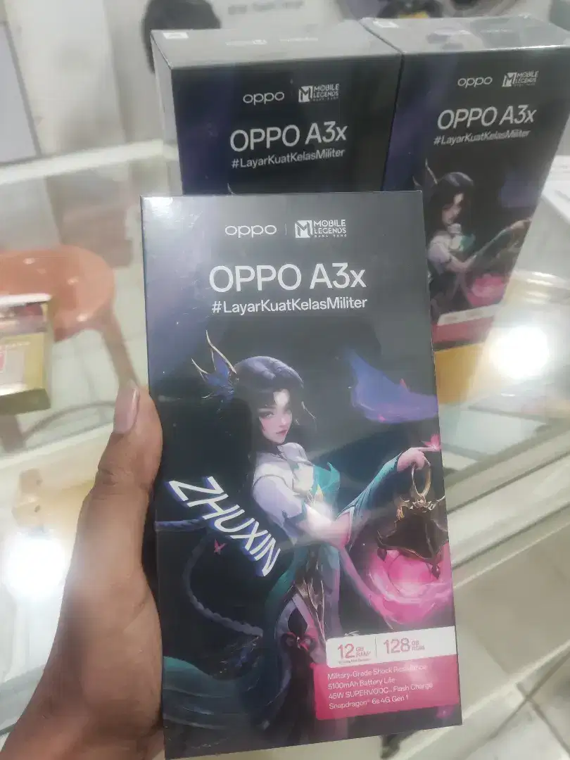 New OPPO A3x 6/128GB GARANSI RESMI OPPO