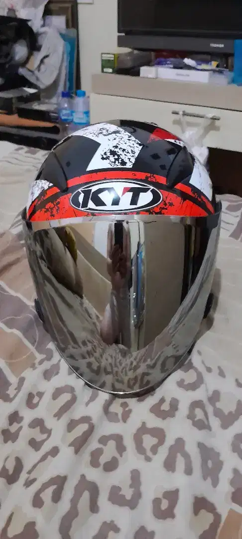 Jual Helm kyt Galaxy Flat R Red