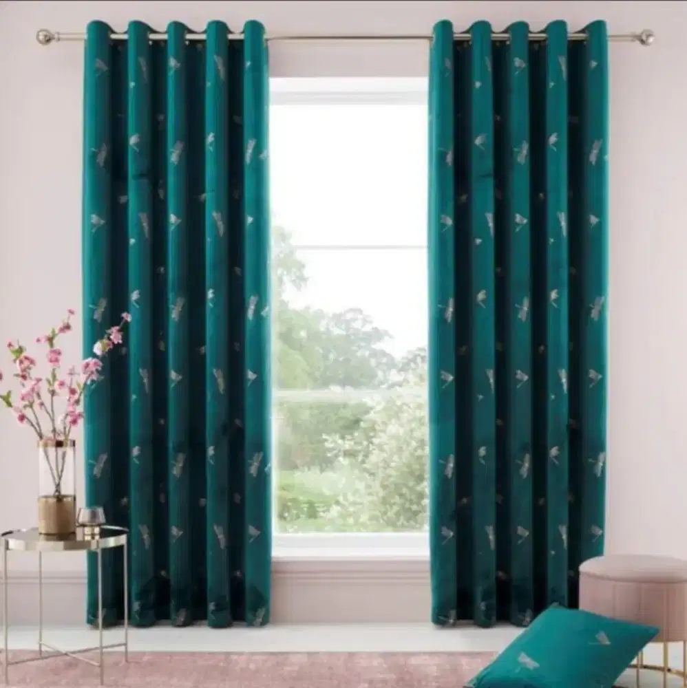 Jual gordyn gorden murah vertikal roll blind jasa wallpaper dinding vi