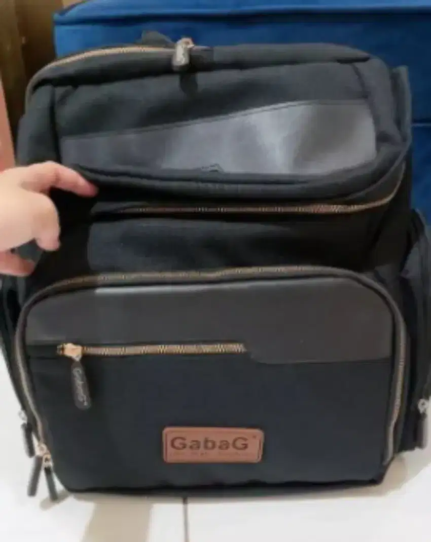 COOLERBAG TAS ASI MEREK GABAG   RAVEN BLACK  - BACKPACK - DIAPER BAG