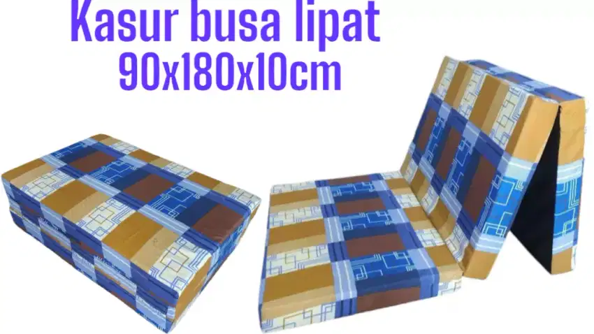 Kasur busa lipat 3 90x180x10cm