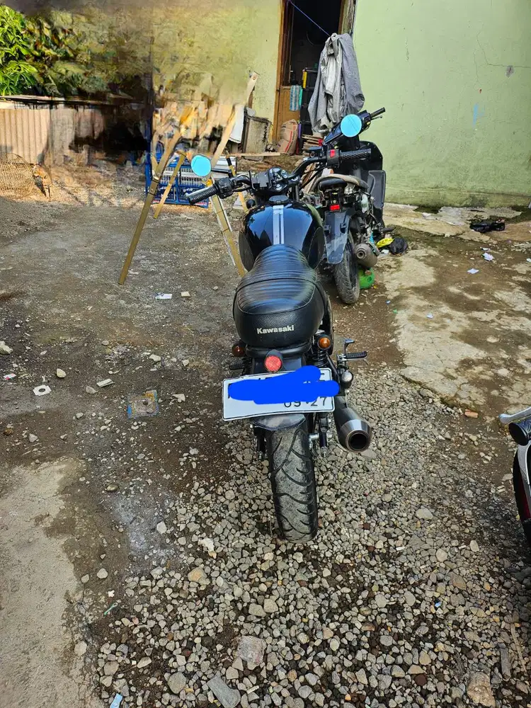 Kawasaki W175 2022 modif Brat Style - Retro Klasik, Sparepart Ori ada.