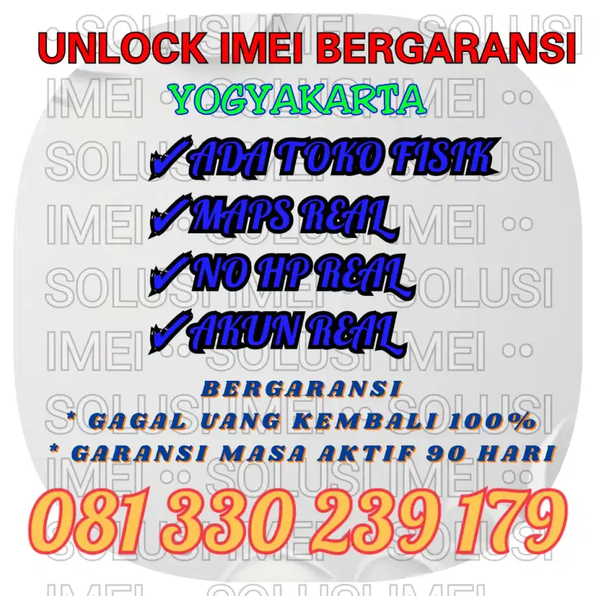 UNLOCK / UNBLOCK IMEI BERGARANSI ALL OPERATOR