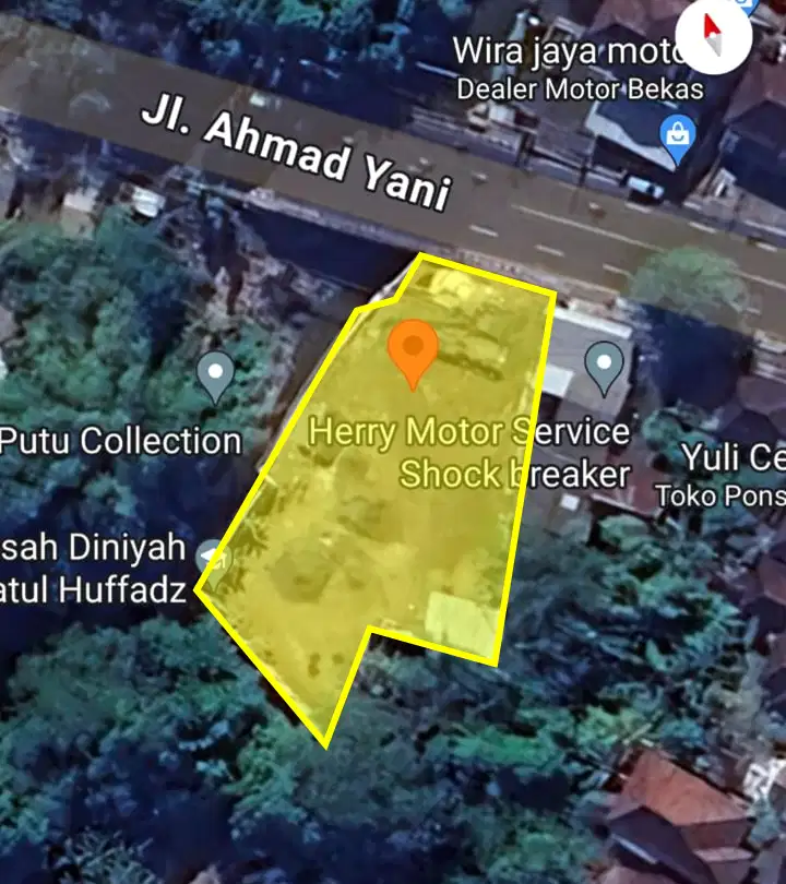 Dijual tanah premium di abian tuwung jln provinsi Denpasar  Gilimanuk