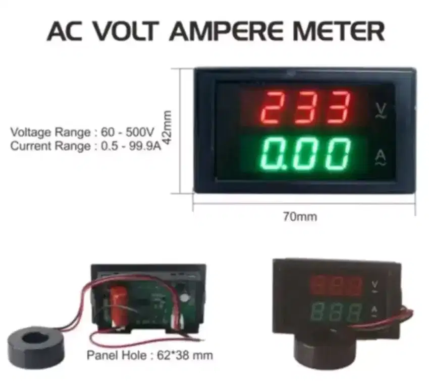 Volt Ampere Meter AC PSW Kota Malang Gratis Antar