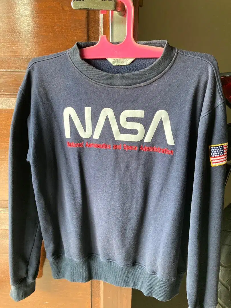 JAKET SWEATER H&M NASA MURAH