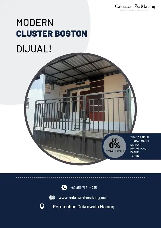 Rumah Cluster Boston sebagai Hunian Nyaman Anda, Cicilan Mudah