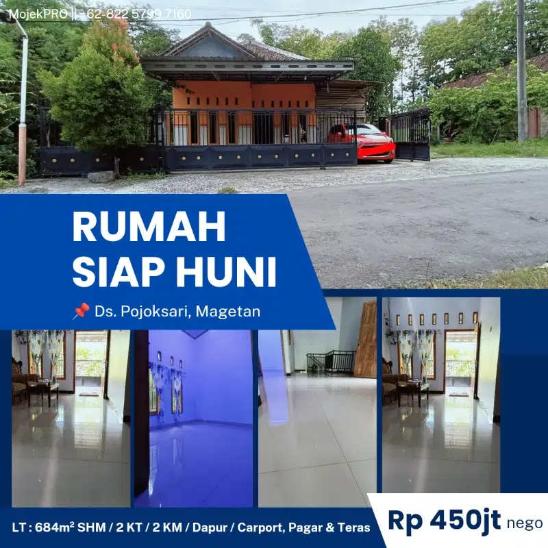 Rumah BARU Siap Huni di Sukomoro Magetan