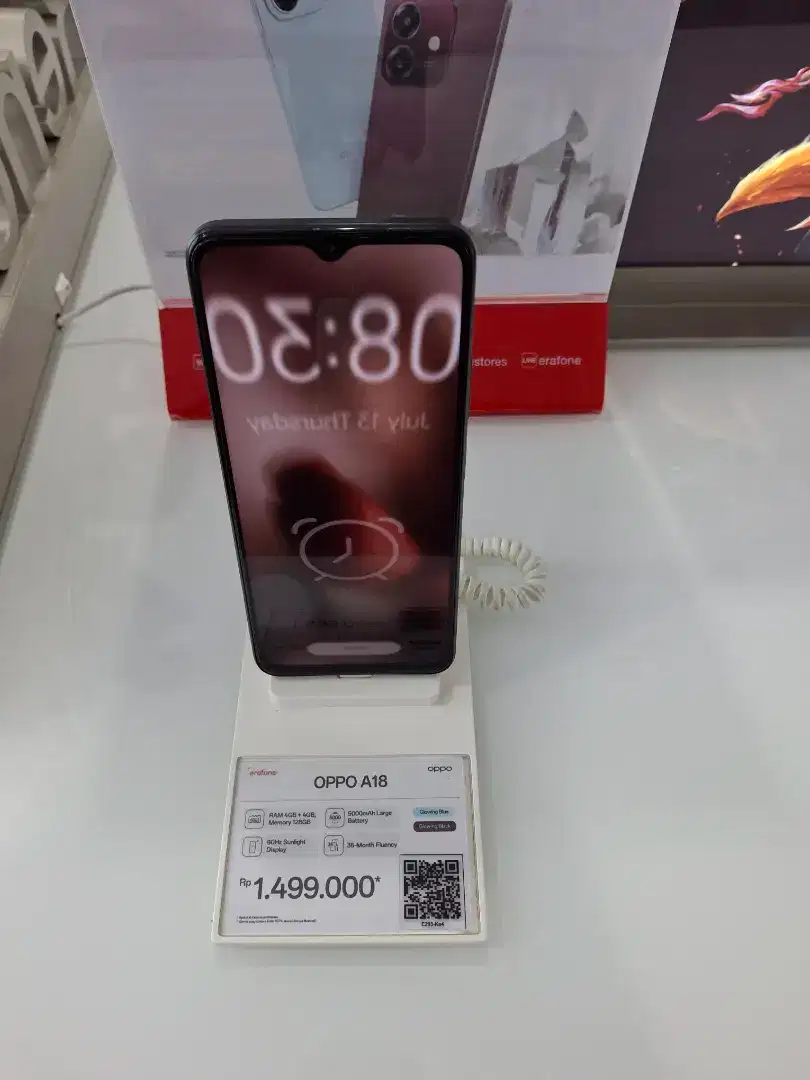 OPPO A18 Ram8/128 Promo kredit Bunga 0%