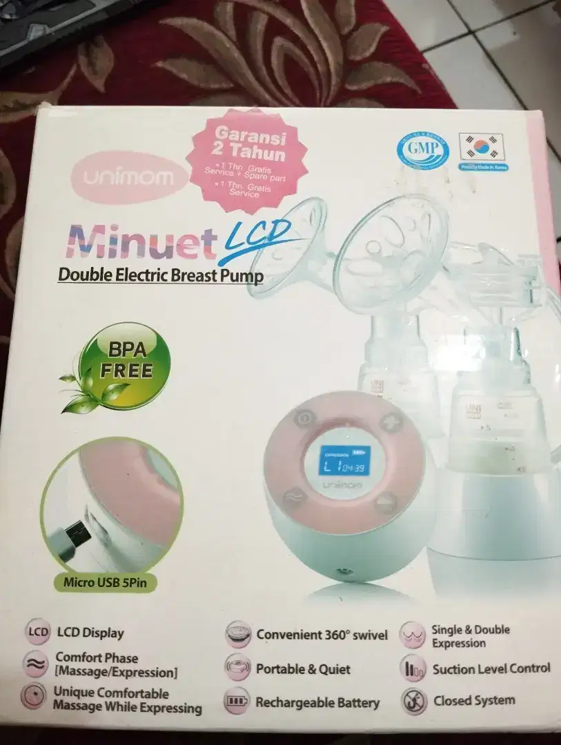 Pompa Asi Elektrik Unimom Double breast