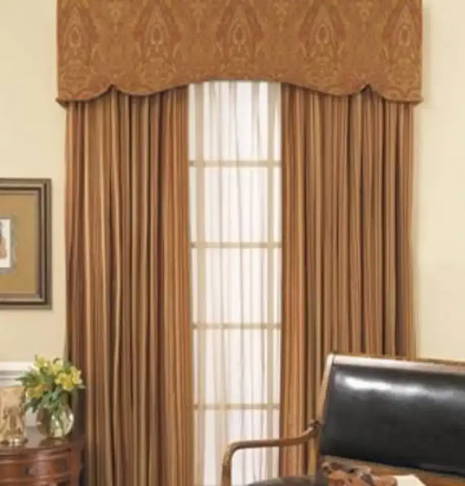 Jual gordyn gorden murah vertikal roll blind jasa wallpaper dinding vi