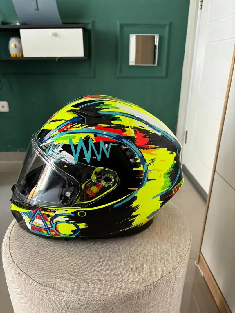 Helm Agv K3 Motif Rossi Winter Tes 2019