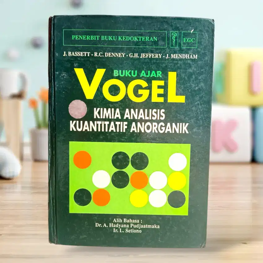 BUKU AJAR VOGEL KIMIA ANALISIS KUANTITATIF ANORGANIK PRELOVED ORIGINAL